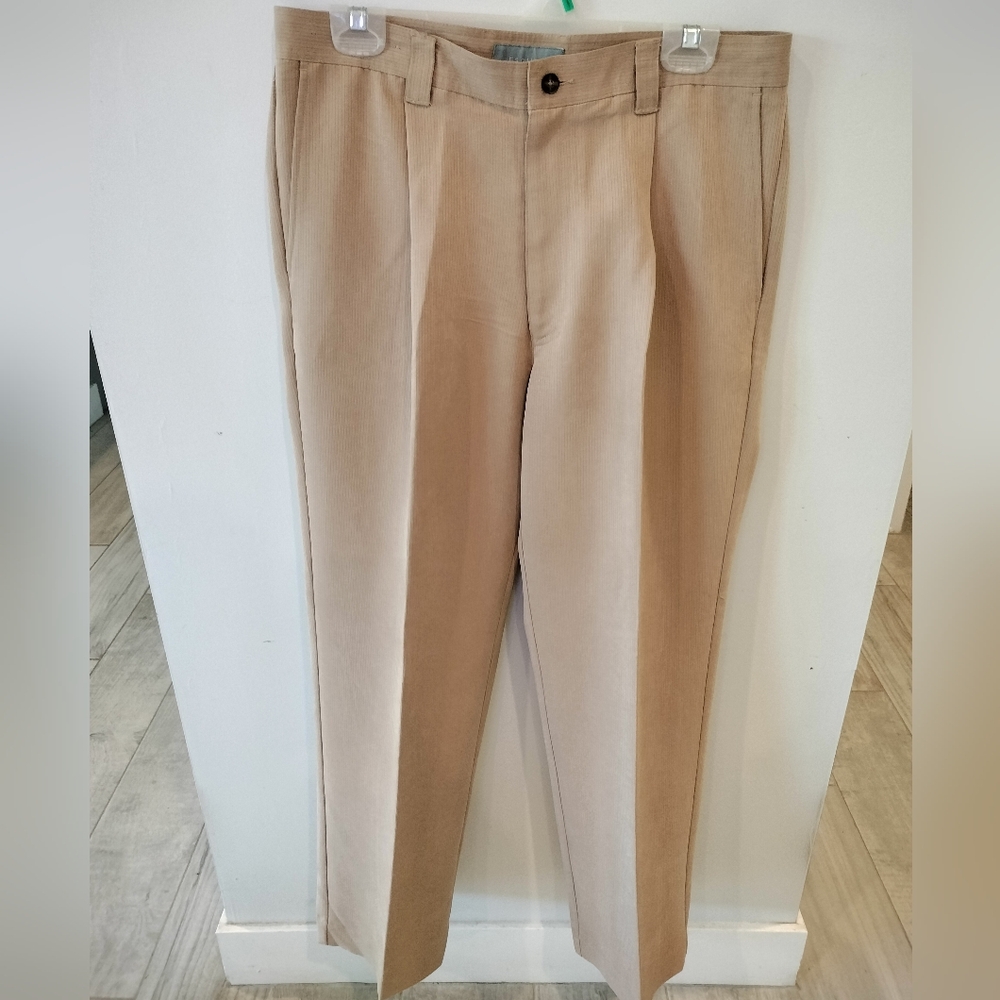 Men's Beige Esquisito Dress Pants